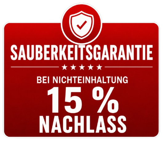Sauberkeitsgarantie
